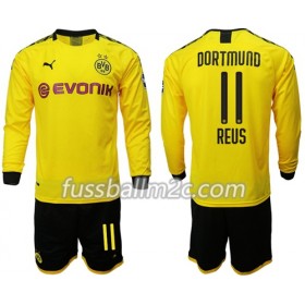 Fußballtrikots Borussia Dortmund Reus 11 Kinder Heim Trikotsatz 2019-2020 Langarm